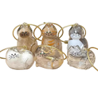 Llavero con peluche para guardar pelo de mascota - Transparente y portátil