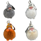 Llavero con Peluche Pompom Bebé Durmiendo - Suave y Esponjoso Llavero de Peluche para Mujer, Decorac