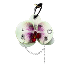Llavero de Orquídea Phalaenopsis Simulada - Decoración Premium para Mochila, Regalo Creativo