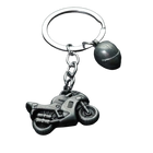 Llavero Moto Metálico Premium - Llavero para la Moto con Diseño de Coche de Carreras, Accesorio para