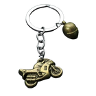 Llavero Moto Metálico Premium - Llavero para la Moto con Diseño de Coche de Carreras, Accesorio para