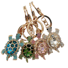 Llavero Mujer Tortuga Divertida - Llavero de Lujo para Bolso, Regalo Original para Novia, Animal Mar