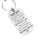 Llavero Papa Personalizado - Recuerdo de Amor para Papá, Regalo de Cumpleaños o Día del Padre desde