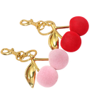 Llavero para Bolso Cereza Roja - Colgante de Frutas de Verano, Accesorio Elegante para Mujer