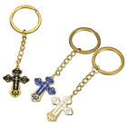 Llavero para Bolso Cruz Ortodoxa Rusa - Charm Elegante y Premium en Acero Inoxidable