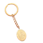 Llavero para Bolso de Acero Inoxidable con Medalla de San Judas Tadeo - Regalo Inspirador para Hombr