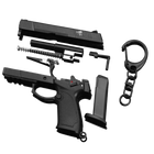 Llavero para moteros Mini Pistola Toy Desmontable Modelo 92 1:3 Colgante Llavero Exclusivo Regalo