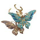 Llavero para Moteros Premium - Easya 2024 Mariposa Lazo Glitter Lujo Accesorio Moto