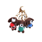 Llavero Personalizado Perro Salchicha Tejido a Mano - Regalo Original y Premium