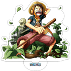 Llaveros Anime One Piece Luffy y Zoro - Acrílico Premium Decorativo