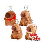 Llaveros de Capibara Peluche Suave y Exclusivo para Coche - Original y Tierno