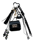 Llaveros Originales para Coche - Elegante Llavero Y2K Negro para Bolso, Llaves de Coche y Móvil, Acc