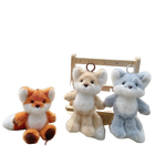Llaveros Originales para Coche - Kawaii Fox Llavero de Peluche Colgante para Bolso, Decoración de Ma