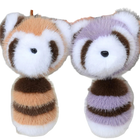 Llaveros Originales para Coche - Mapache de Peluche Suave y Tierno