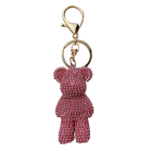 Llaveros Originales para Coche - Osito Teddy con Diamantes de Peluche Coreano Kawaii