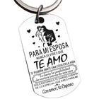 Llaveros para Hombres - Regalo para Esposa - Nunca Olvides Que Te Amo - Colgante de Lujo para Pareja