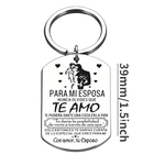 Llaveros para Hombres - Regalo para Esposa - Nunca Olvides Que Te Amo - Colgante de Lujo para Pareja