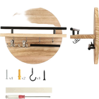 Llaveros Personalizados con Foto - Organizador de Pared de Madera Premium