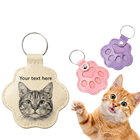 Llaveros Personalizados con Foto de Mascota - Grabado Retrato Perro Gato Recuerdo Cuero Premium