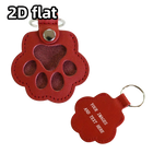 Llaveros Personalizados con Foto y Nombre - Llavero de Cuero para Mascotas, Regalo Memorial Perro Ga