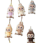 Labubu Llavero Precio: Colgante Misterioso POP MART Wood Workshop Series Swing - Exclusivo
