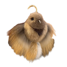 Labubu Llavero Precio: Llavero de Peluche Hip Hop Mink Fur Colgante de Pájaro Anunciación