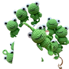 Llavero a Crochet Paso a Paso - Rana Verde Hecho a Mano Amigurumi, Accesorio Ecológico para Mochila,