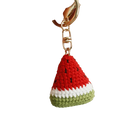 Llavero a Crochet Paso a Paso - Sandía Tejida a Mano, Exclusivo y Artesanal