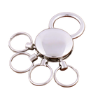 Llavero a Crochet Paso a Paso con Anillos y Clip Desmontable – Elegancia Artesanal en Metal