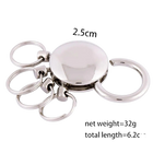 Llavero a Crochet Paso a Paso con Anillos y Clip Desmontable – Elegancia Artesanal en Metal
