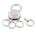 Llavero a Crochet Paso a Paso con Anillos y Clip Desmontable – Elegancia Artesanal en Metal