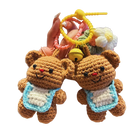 Llavero a Crochet Paso a Paso – Oso Tejido a Mano, Amigurumi Premium