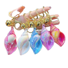 Llavero a Crochet Paso a Paso: Concha Iriada y Perla Aurora – Accesorio Artesanal de Lujo