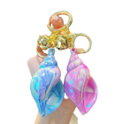 Llavero a Crochet Paso a Paso: Concha Iriada y Perla Aurora – Accesorio Artesanal de Lujo