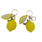 Llavero con Foto Personalizado - Diseño Fruta Creativa Limón Cereza Colgante para Bolso