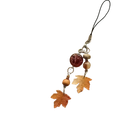 Llavero Hoja de Otoño Resina Premium | Llavero a Crochet Paso a Paso — Elegancia Artesanal