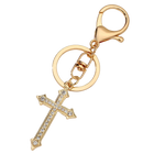 Llavero Hombre Cruz con Cristales - Regalo Original para Novia y Mejor Amiga, Colgante de Bolso