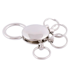 Llavero Hombre Premium: Clip de Cintura con 4 Anillos y Cadena Desmontable - Elegante y Funcional