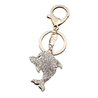 Llavero para Bolso Delfín Blanco Cristal Surtido - Colgante de Lujo para Mujer y Hombre