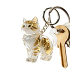 Llavero para Bolso Gato Transparente - Guarda el Pelaje de tu Mascota con Estilo Premium