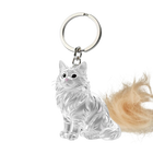 Llavero para Bolso Gato Transparente: Guarda Recuerdos de Mascotas, Charm Premium