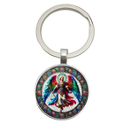 Llavero para Bolso San Miguel Arcángel Protector - Amuleto Religioso Premium