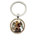 Llavero para Bolso San Miguel Arcángel Protector - Amuleto Religioso Premium