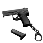 Llavero para moteros Mini Pistola Toy Desmontable Modelo 92 1:3 Colgante Llavero Exclusivo Regalo
