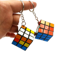 Llaveros Charms Cubo Mágico 3x3cm - Original y Divertido Llavero para Bolso, Regalo Premium