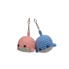 Llaveros Originales para Coche - Ballena de Crochet Hecha a Mano, Llavero Coche Premium y Cute