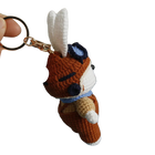 Llaveros Personalizados - Conejito Crochet Hecho a Mano, Llavero Premium para Bolso