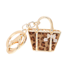 Private Key de tu Llavero - Llavero Creativo Estampado de Leopardo en Forma de Bolso, Regalo Premium