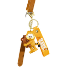 Set de Llaveros con Peluches Originales Garfield & Odie 3D Silicona - Regalo Divertido