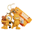 Set de Llaveros con Peluches Originales Garfield & Odie 3D Silicona - Regalo Divertido